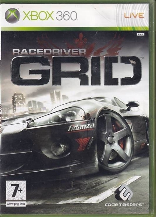 Racedriver Grid - XBOX 360 (B Grade) (Genbrug)